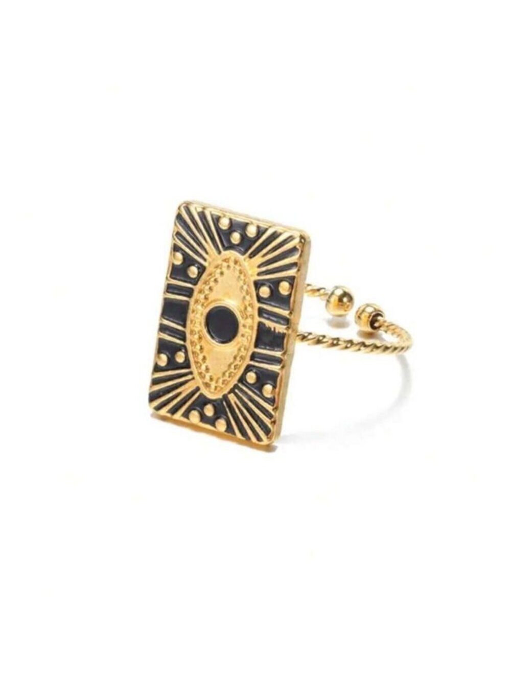 Boho evil eye ring M1042